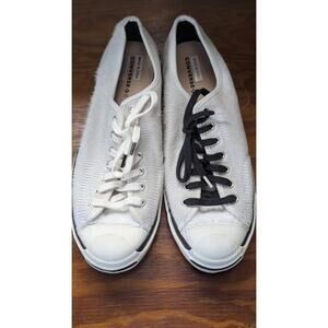 Converse Jack Purcell The One With The Wedge Bovine Fur White Mens 10.5 UK 9.5
